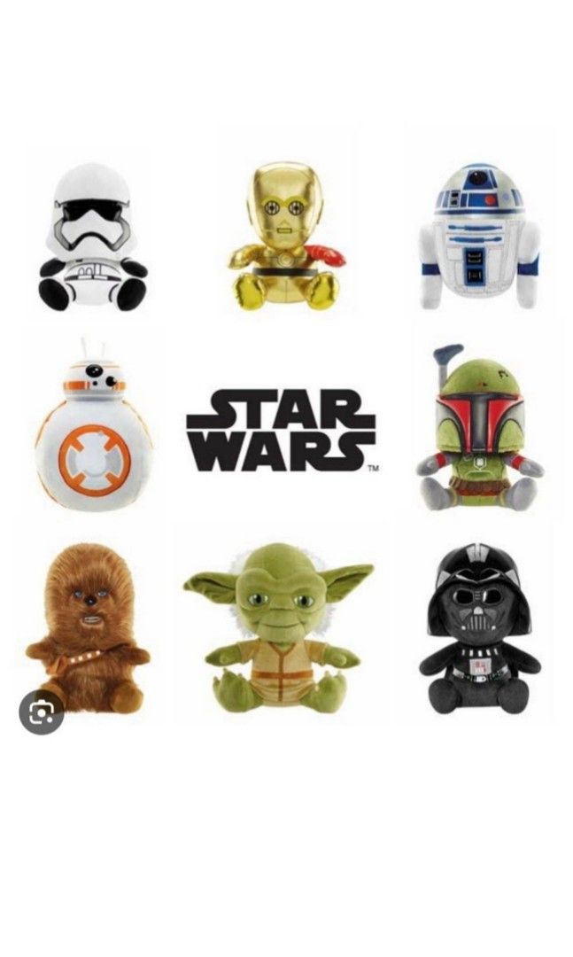 Star wars top soft toys