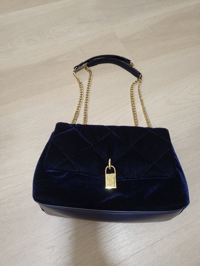 Steve madden velvet backpack online