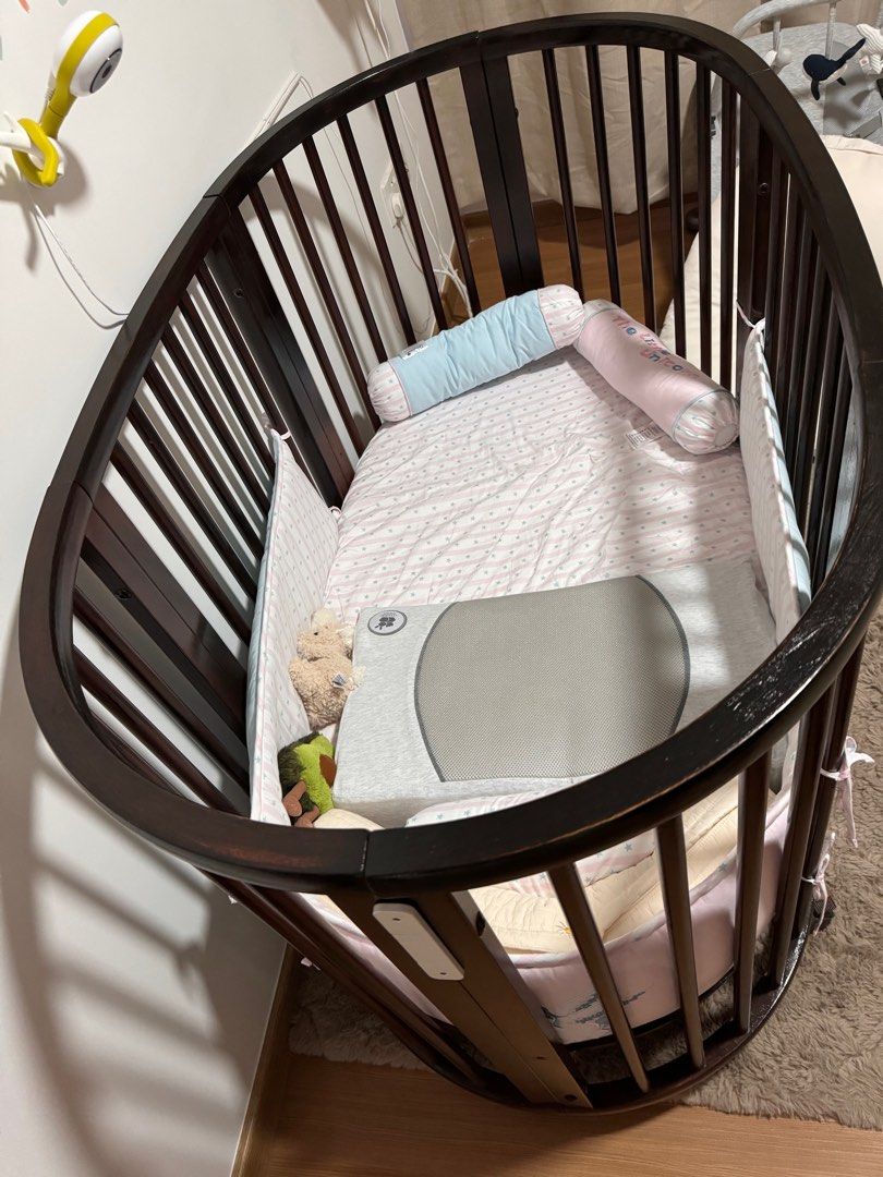 stokke crib sleepi Stokke Sleepi Band Crib Skirt