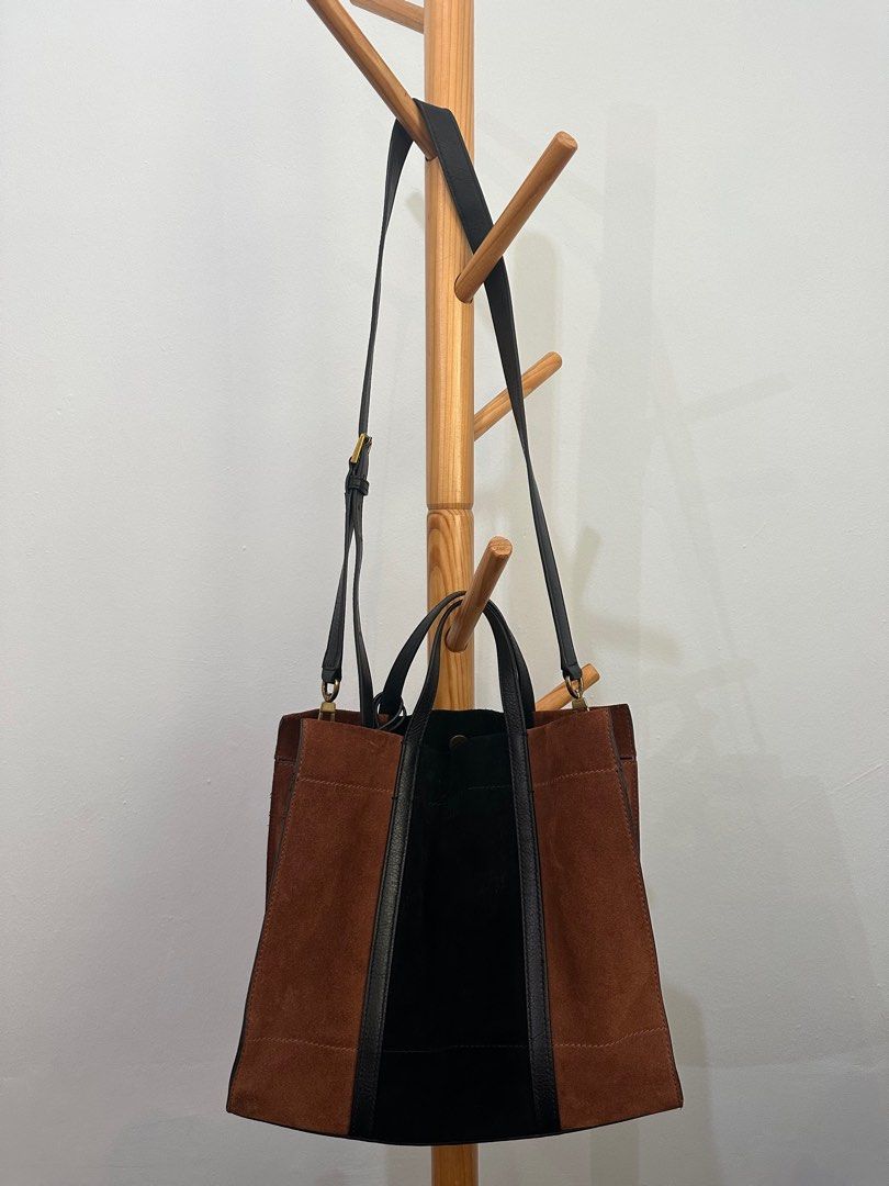 Fossil hotsell suede handbag