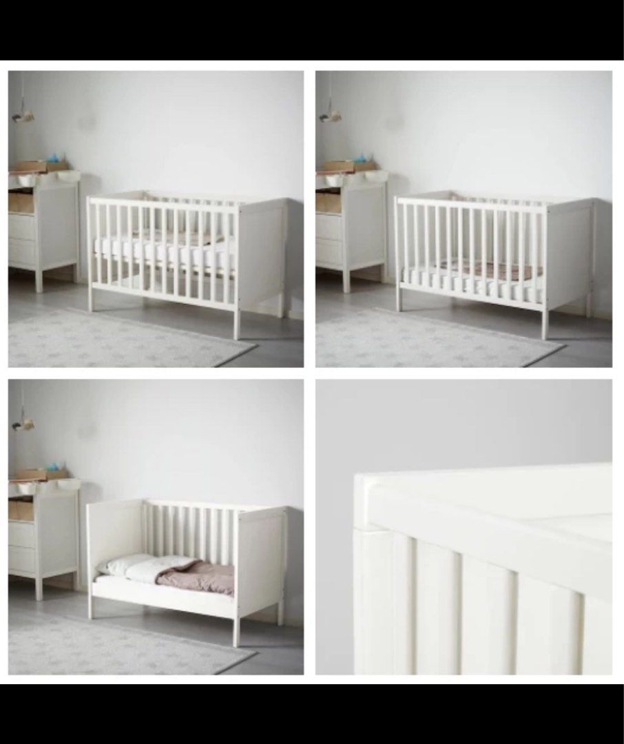 Ikea cot and top mattress