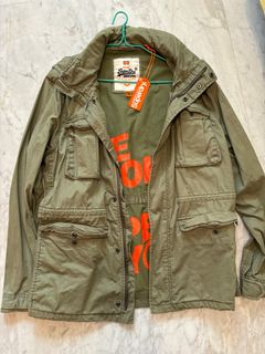 Casual military jacket mens hotsell