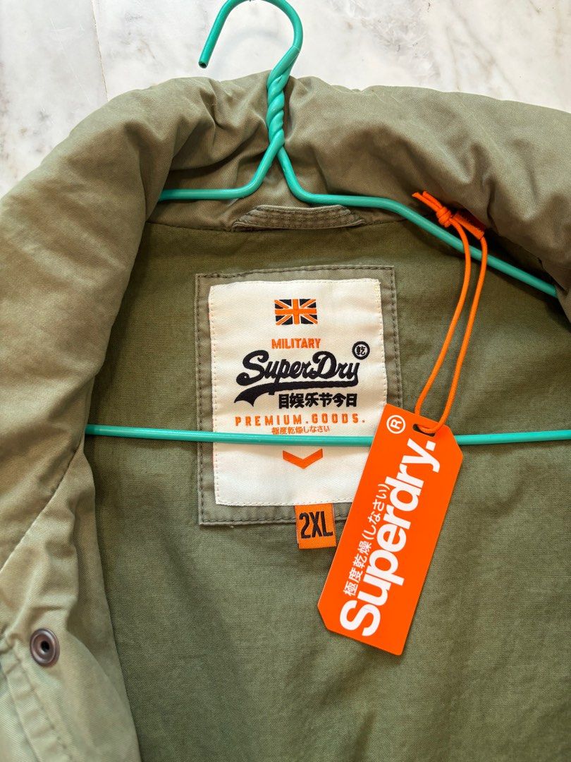 Mens superdry discount rookie military jacket