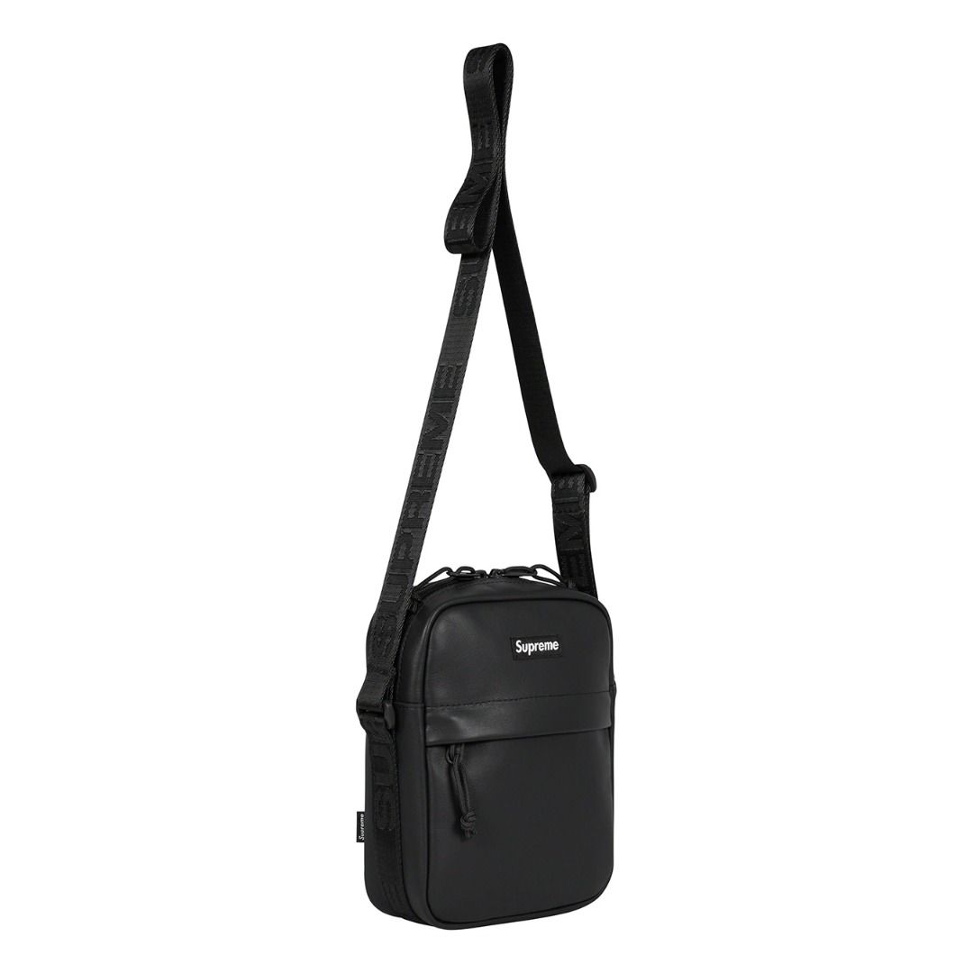 Supreme Leather Shoulder Bag 