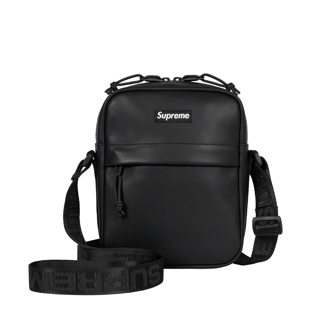 Supreme Leather Shoulder Bag
