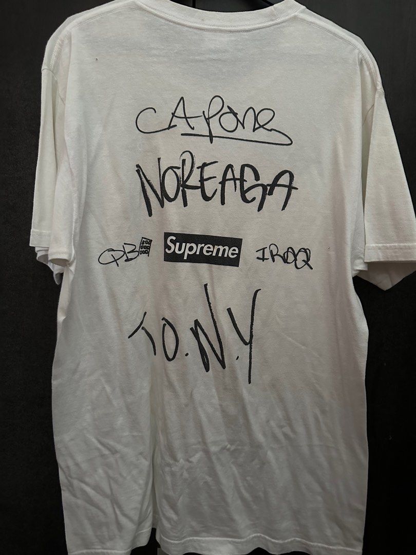 Supreme The War Report Capone n Noreaga White Tee T T Shirt Top Shirt
