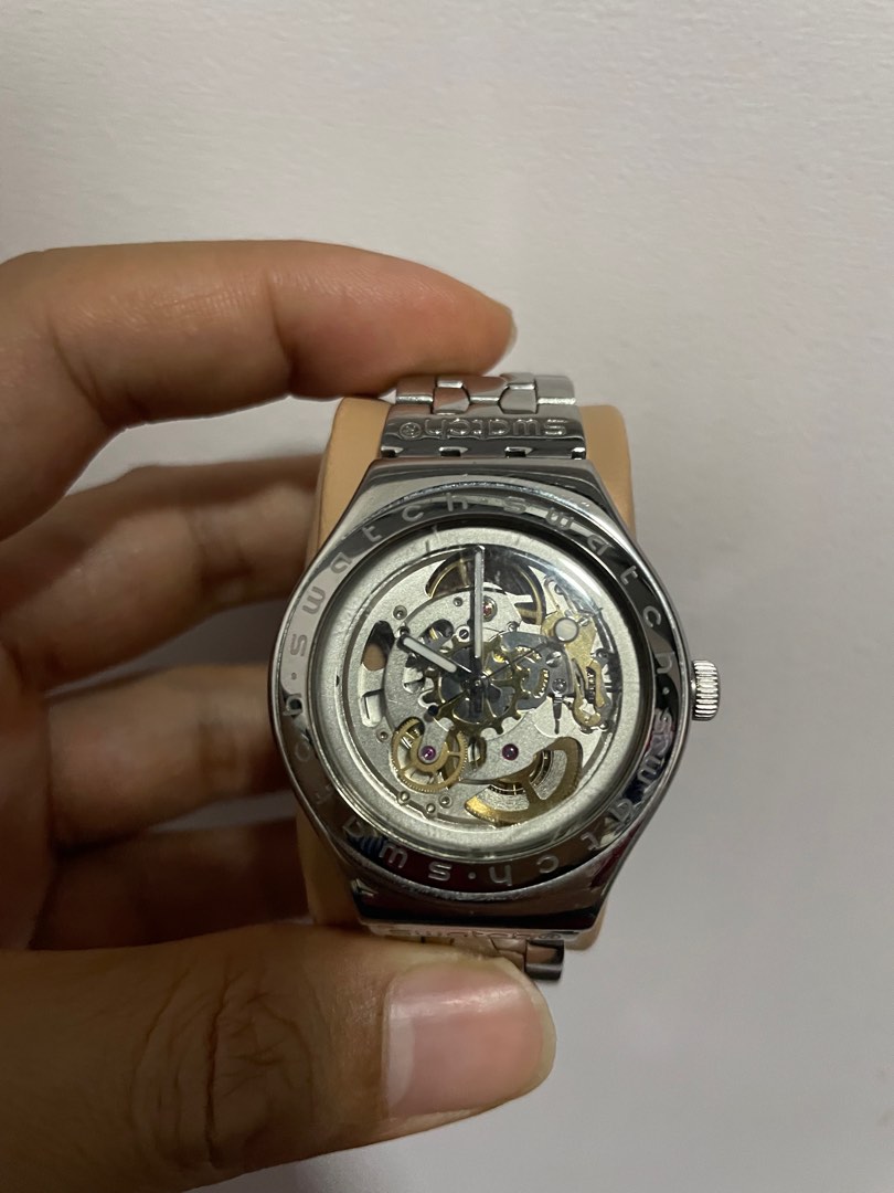 Vintage SWATCH Irony Skeleton 37.5mm Automatic 21 Jewels Men s