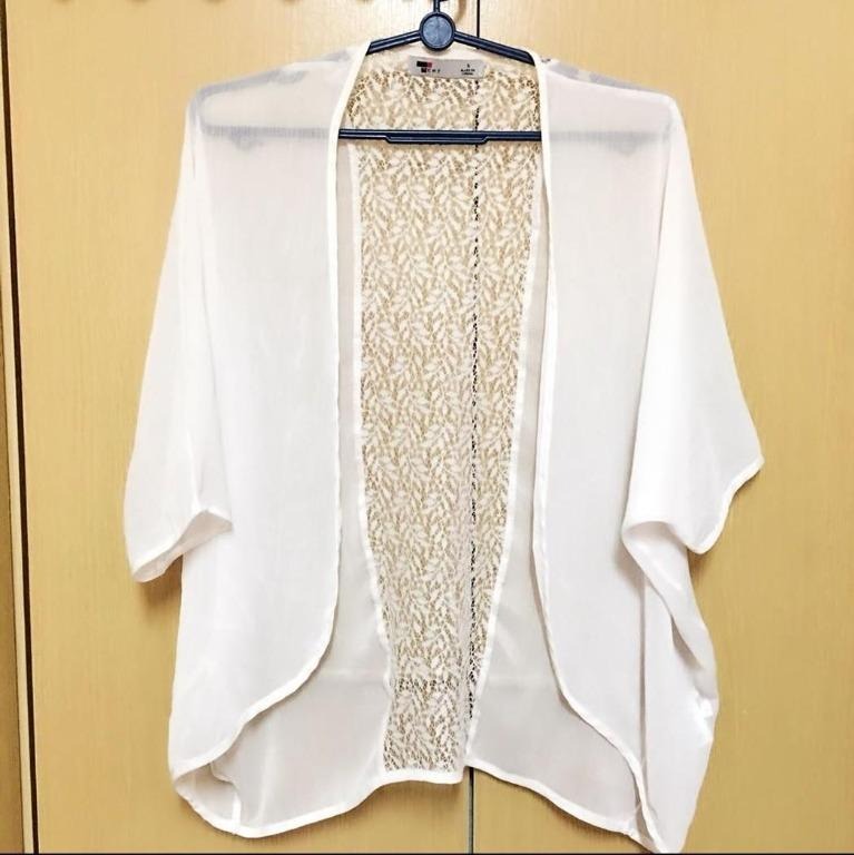 temt off white chiffon kimono Women s Fashion Coats Jackets and