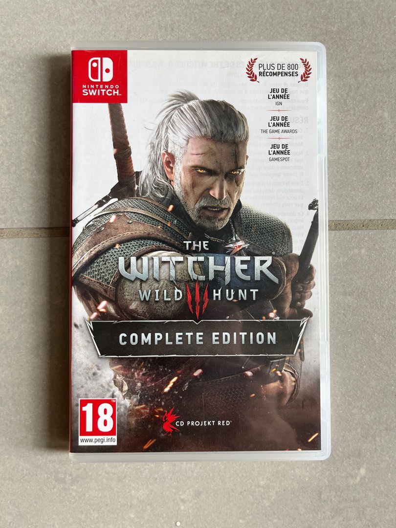 Witcher 3 wild hunt best sale complete edition switch