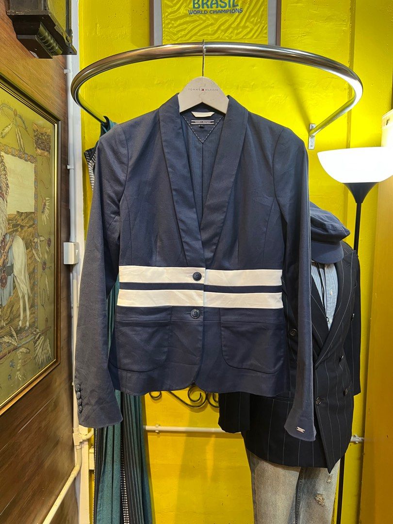 Tommy hilfiger discount women's blazer jacket
