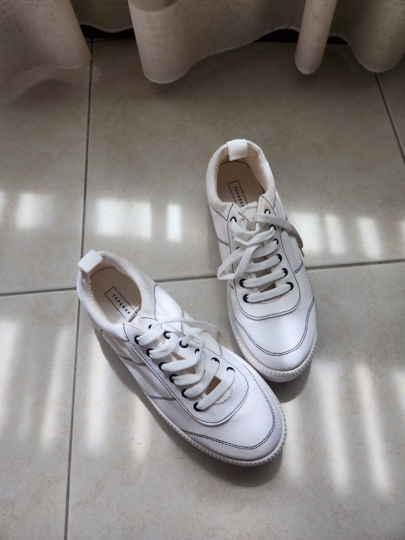 Topshop white trainers online