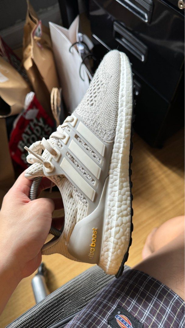 Ultra boost cream chalk top restock