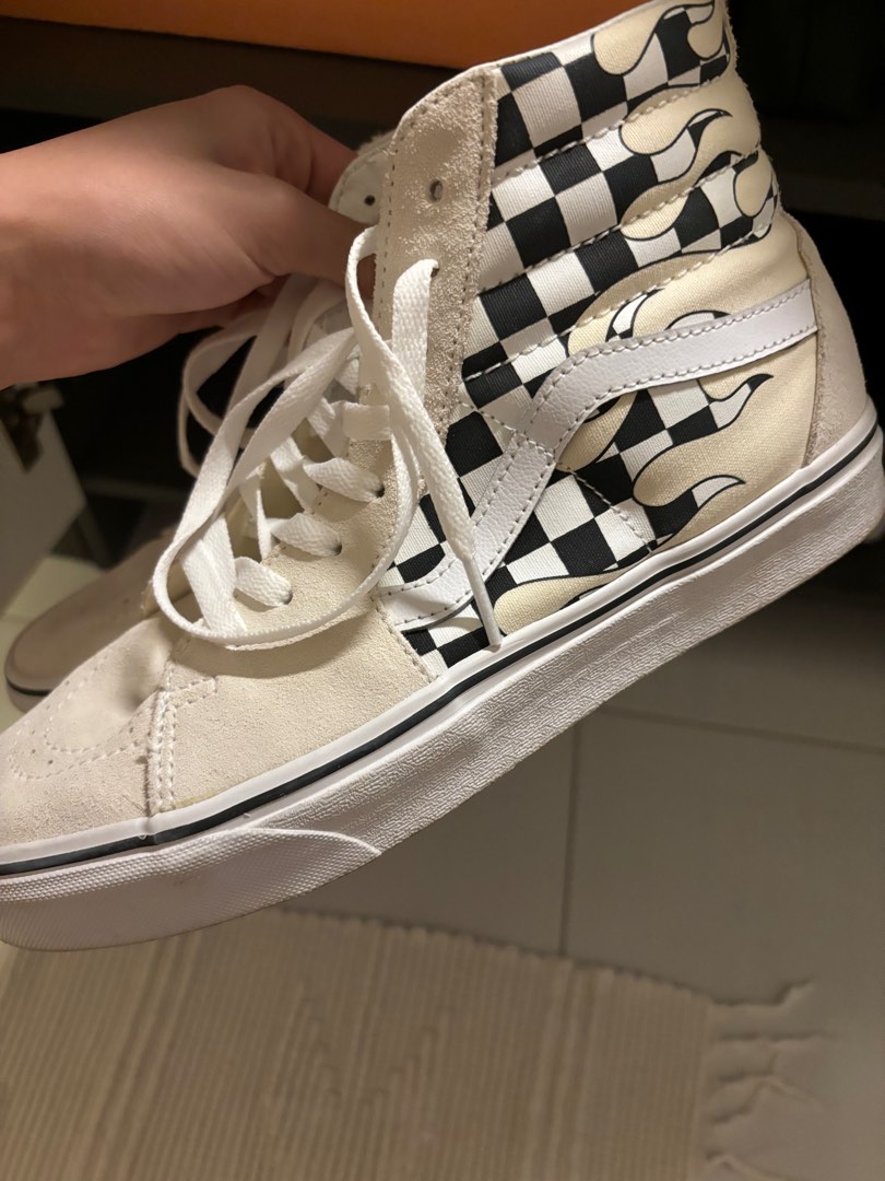 Checkerboard cheap with flames