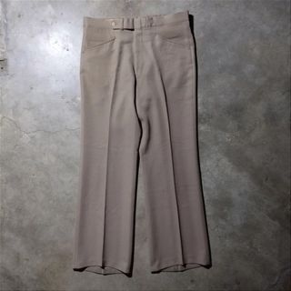 Vintage 70s Flared Sansabelt Trousers Talon Zipper Pants