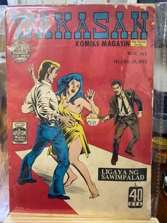 Vintage Antique Tagalog Komiks Magasin - WAKASAN HULYO 19, 1971 ligaya ng sawimpalad Comics