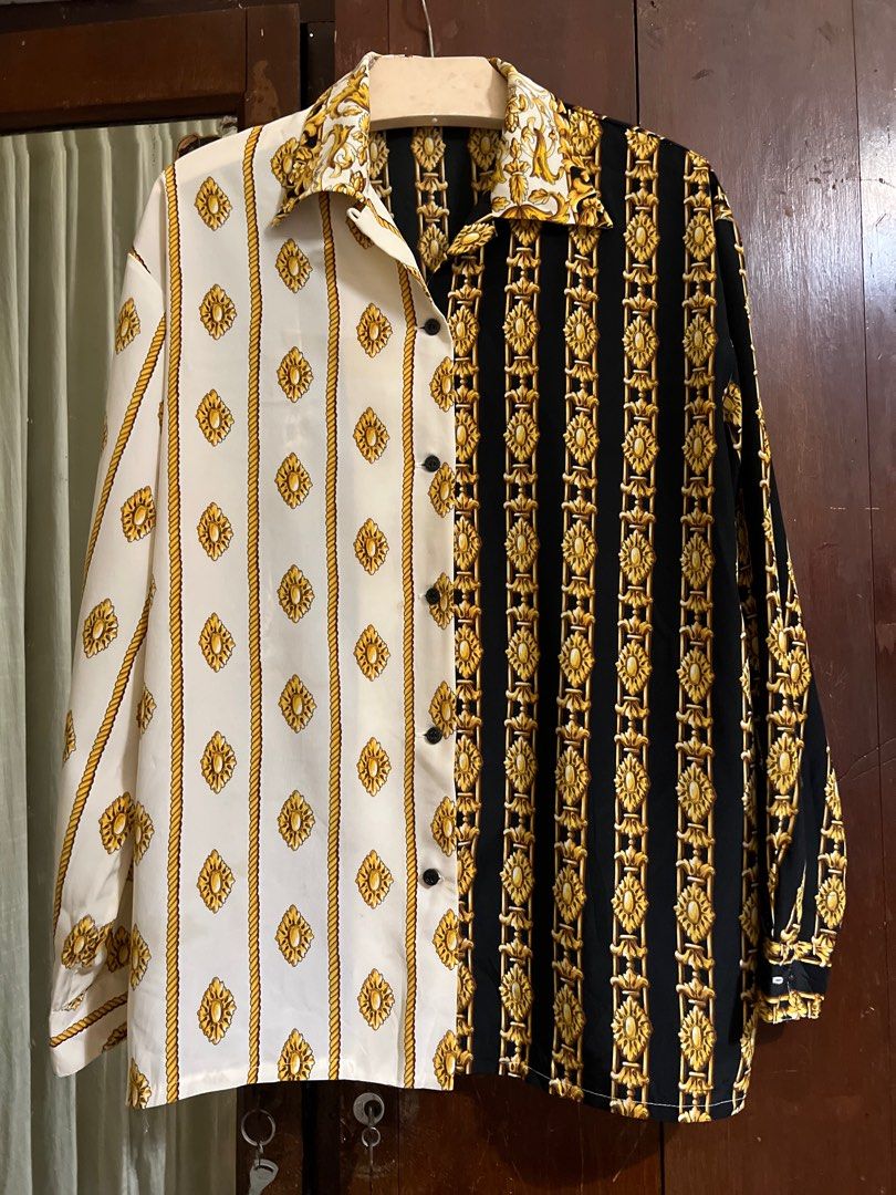 versace blouse look a like
