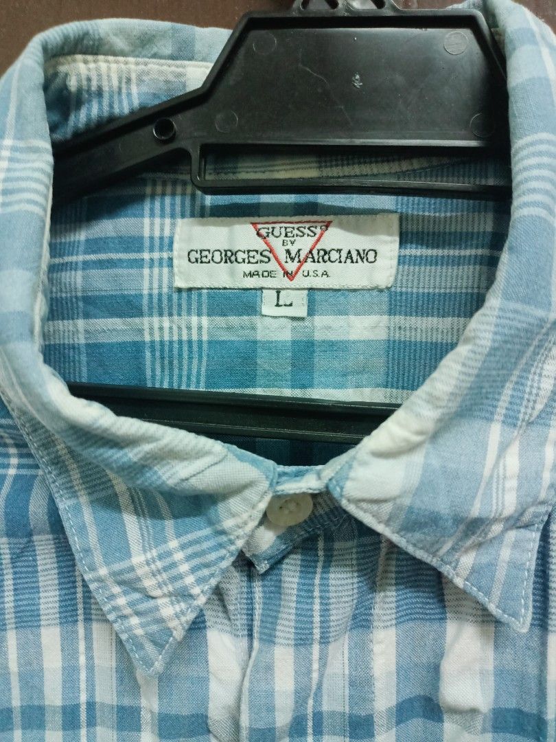 Vintage Guess by Georges Marciano Made in Usa shirt Men s Fashion