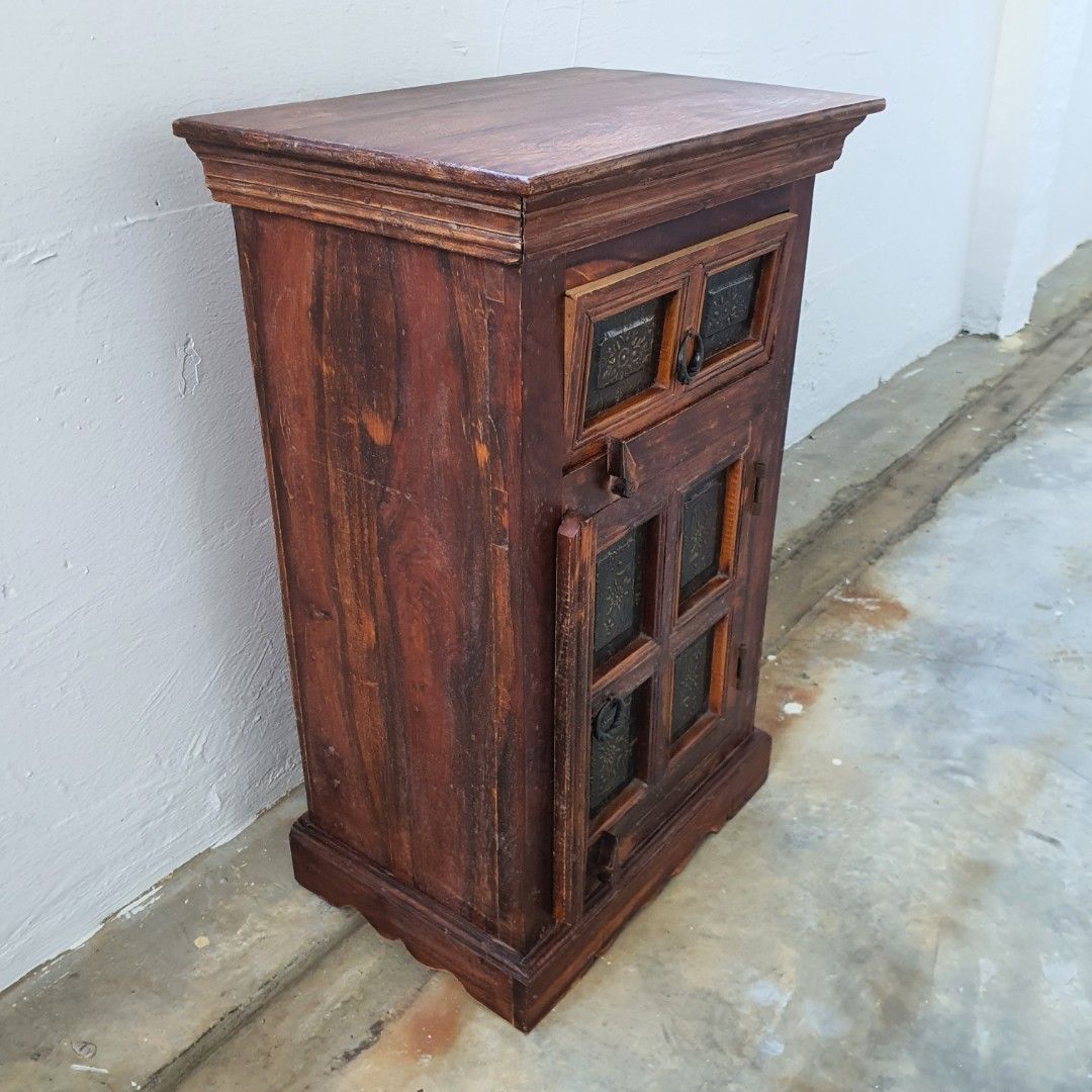 Vintage Indian style side table, Furniture & Home Living, Furniture