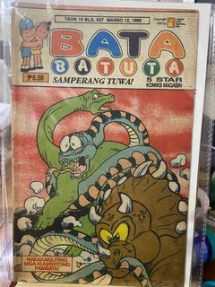 Vintage Tagalog Komiks - BATA BATUTA SAMPERANG TUWA! magasin Comedy MARSO 12, 1998 comics