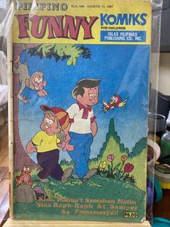 Vintage Tagalog Komiks - Pilipino FUNNY KOMIKS FOR CHILDREN magasin Comedy Agosto 11, 1997 comics