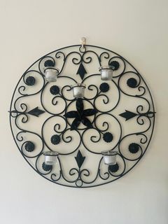 Wall Decor / Candle holder 24 x 24 inches