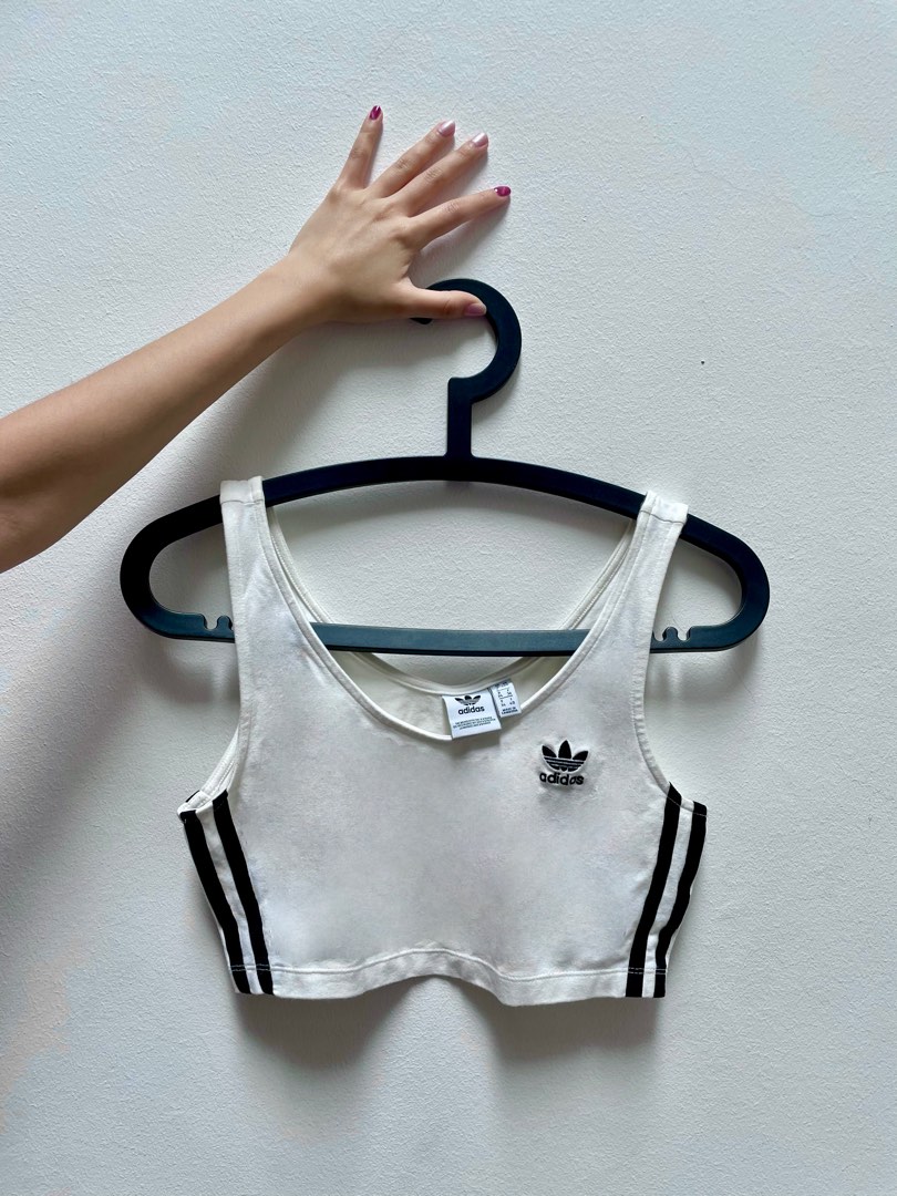 Adidas vintage crop top top