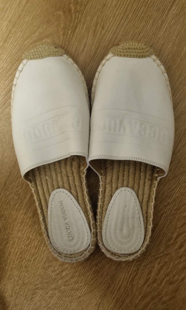 White slip hotsell on espadrilles