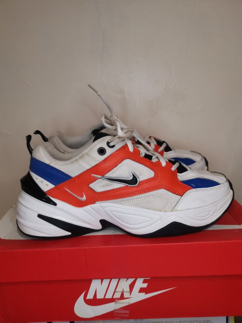 Womens Nike M2K Tekno Summit White Black Team Orange AO3108 101