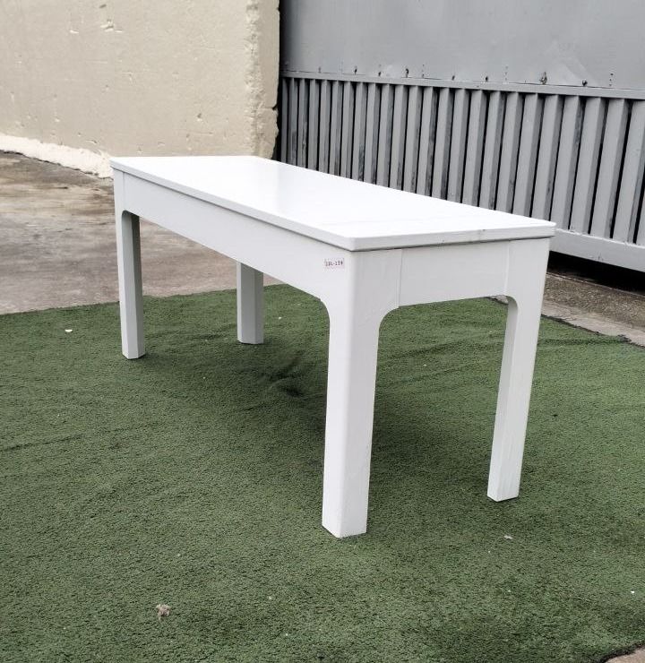 Ekedalen store white bench
