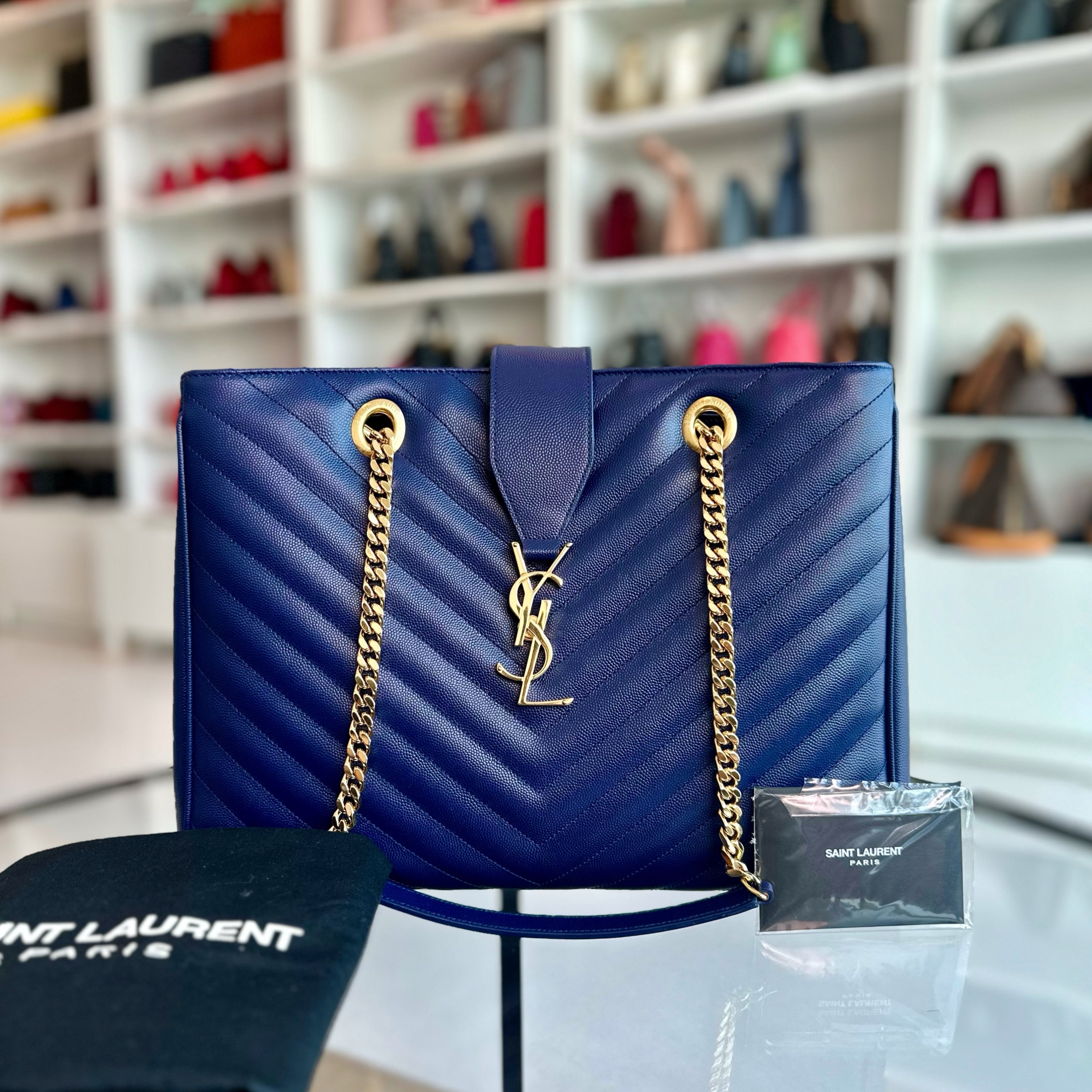 Ysl discount blue bag