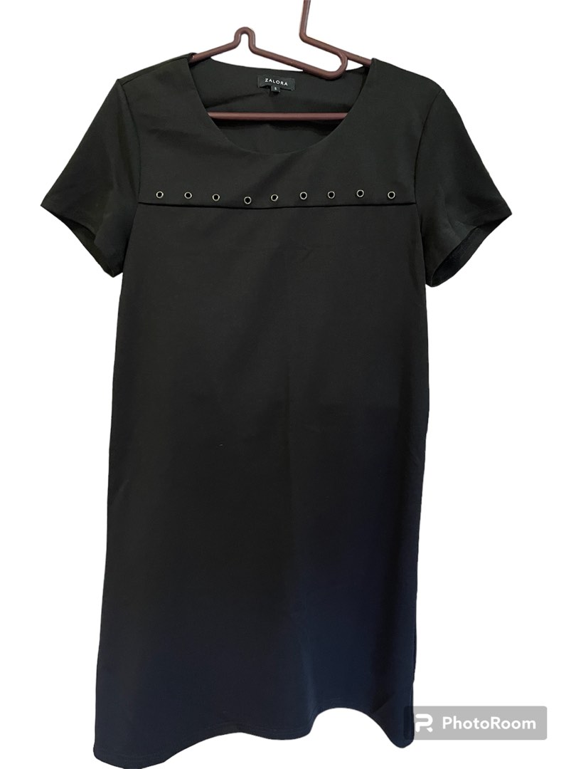 Zalora black dress top