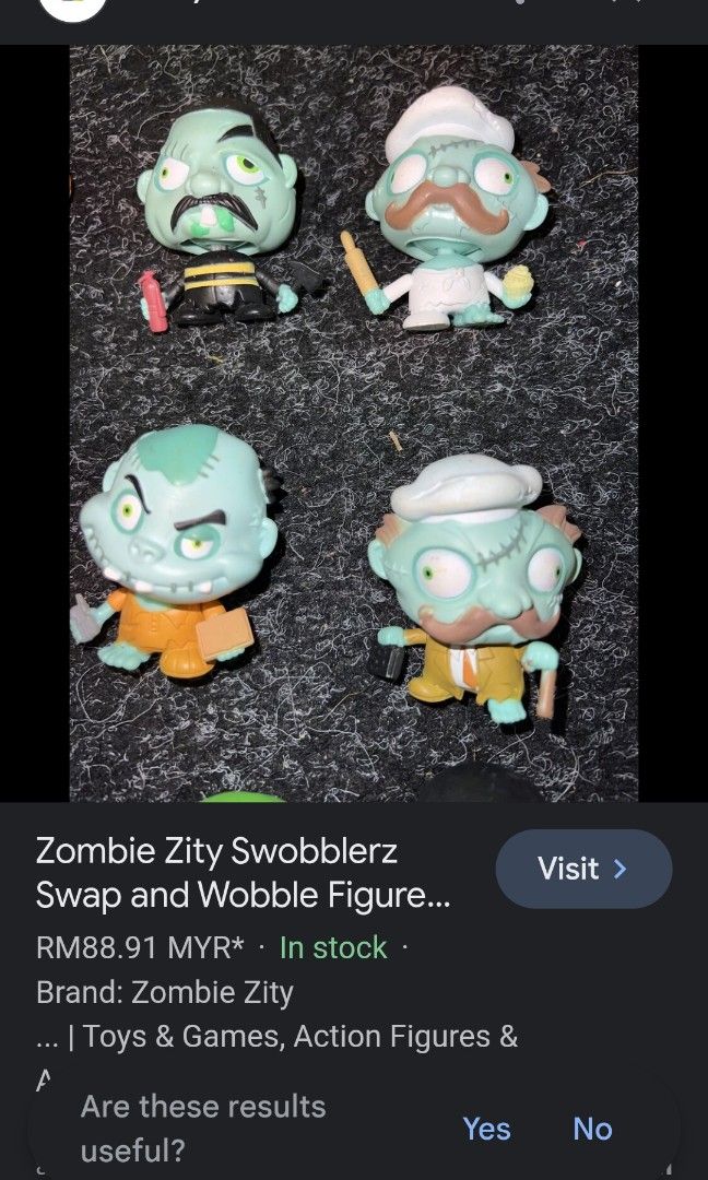 ZOMBIE ZITY SWOBBLERZ SWAP AND WOBBLE FIGURE BUNDLE Hobbies