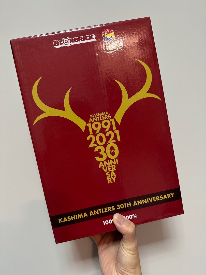 100%new> Bearbrick Kashima Antlers 30th Anniversary 100% & 400 ...
