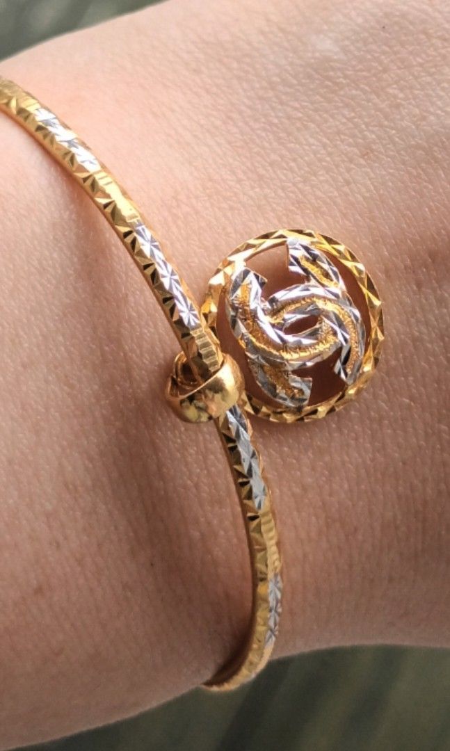 Gold bracelet real outlet