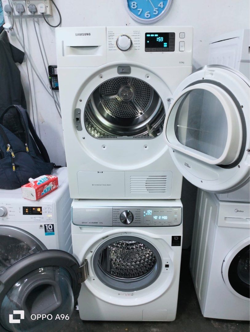 8/8KG Washing Machine and Condenser Dryer (Pair), TV & Home Appliances