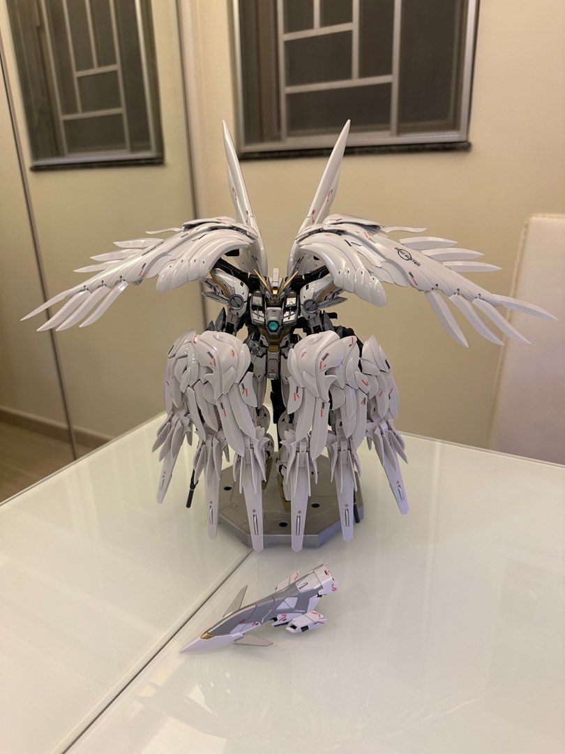 順豐到付+議價不回覆）全新Bandai MG Wing Gundam Zero Ver. Ka Snow