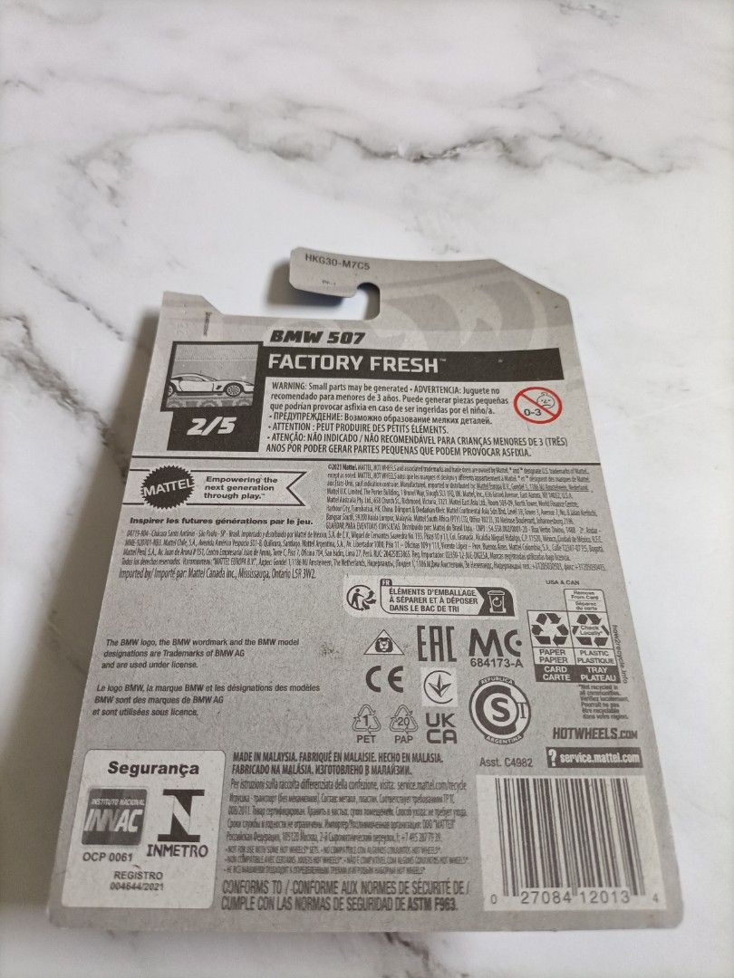 ♥️ Excellent condition! Hot wheels BMW 507 theme Factory Fresh Scale 1