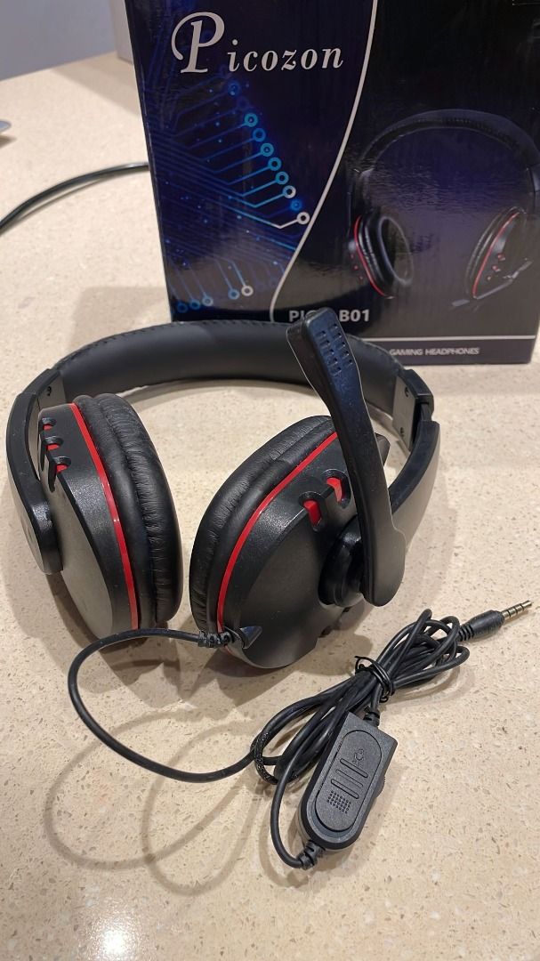 SG LOCAL STOCK 3107 Picozon Gaming Headset Headphone with Microphone for PS4 Nintendo Switch Playstation 4 Playstation Vita Mac Laptop