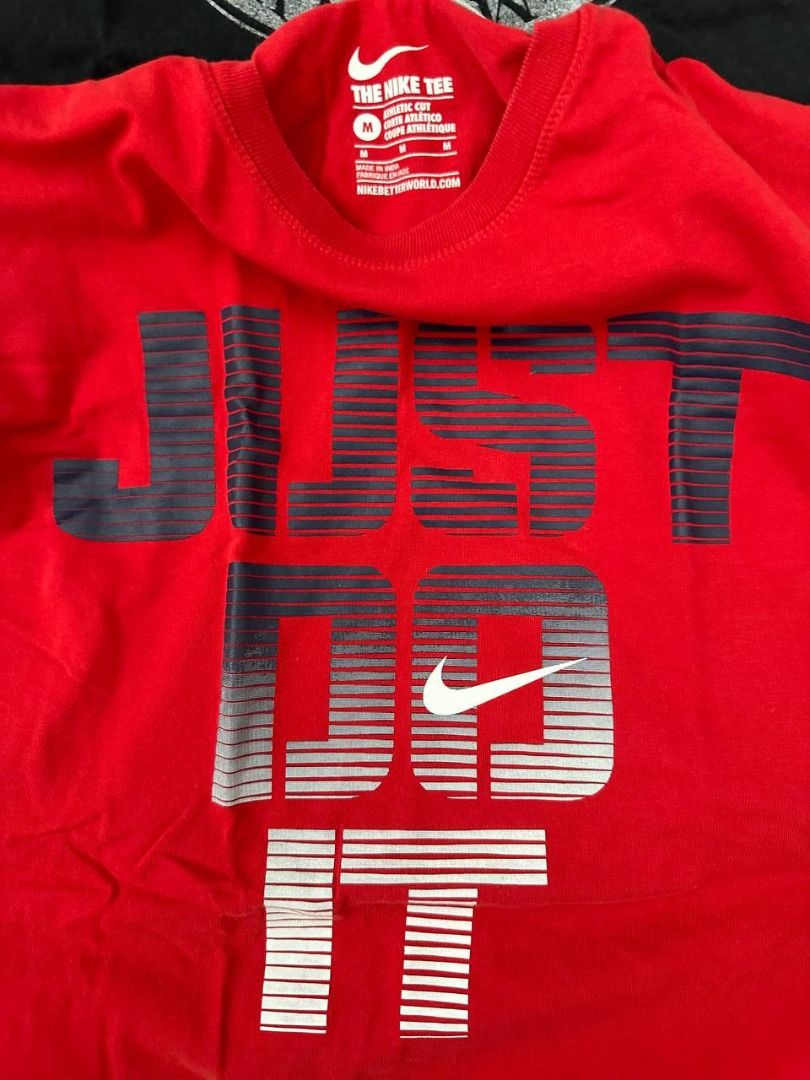 Red white black nike shirt hot sale