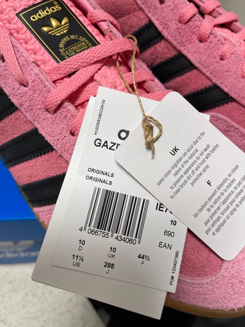 Adidas gazelle pink mens hotsell