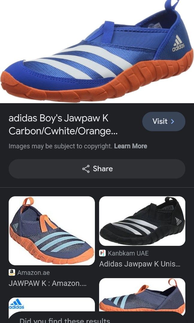 Adidas jawpaw k on sale