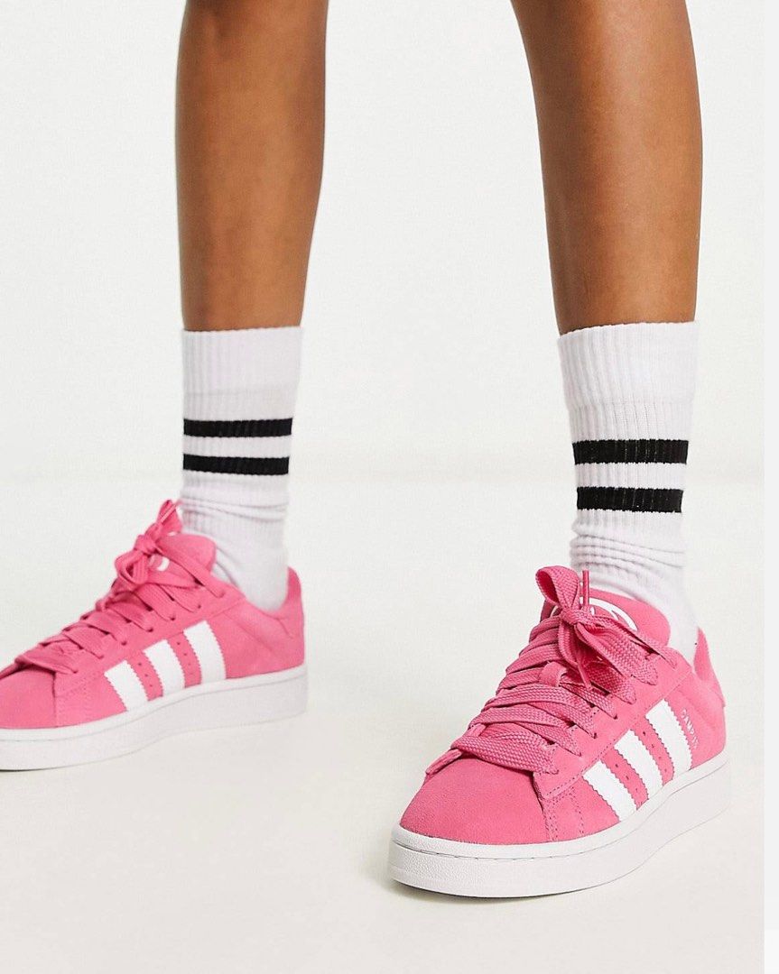 White and pink adidas on sale