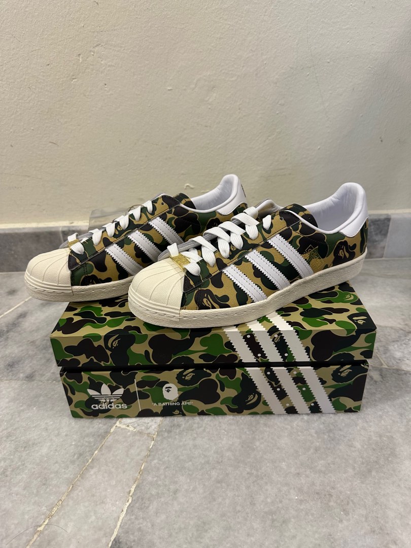 Adidas superstar bape UK8 BRAND NEW Men s Fashion Footwear