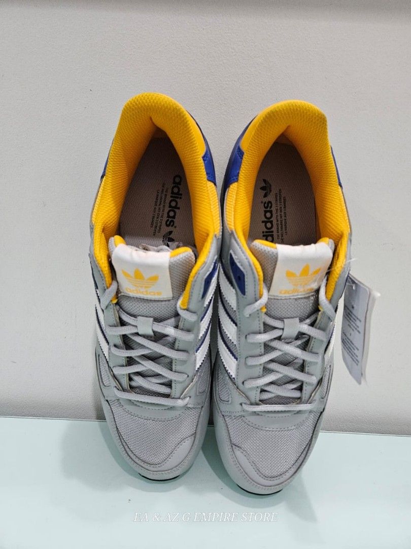 Adidas zx 750 grey yellow hot sale