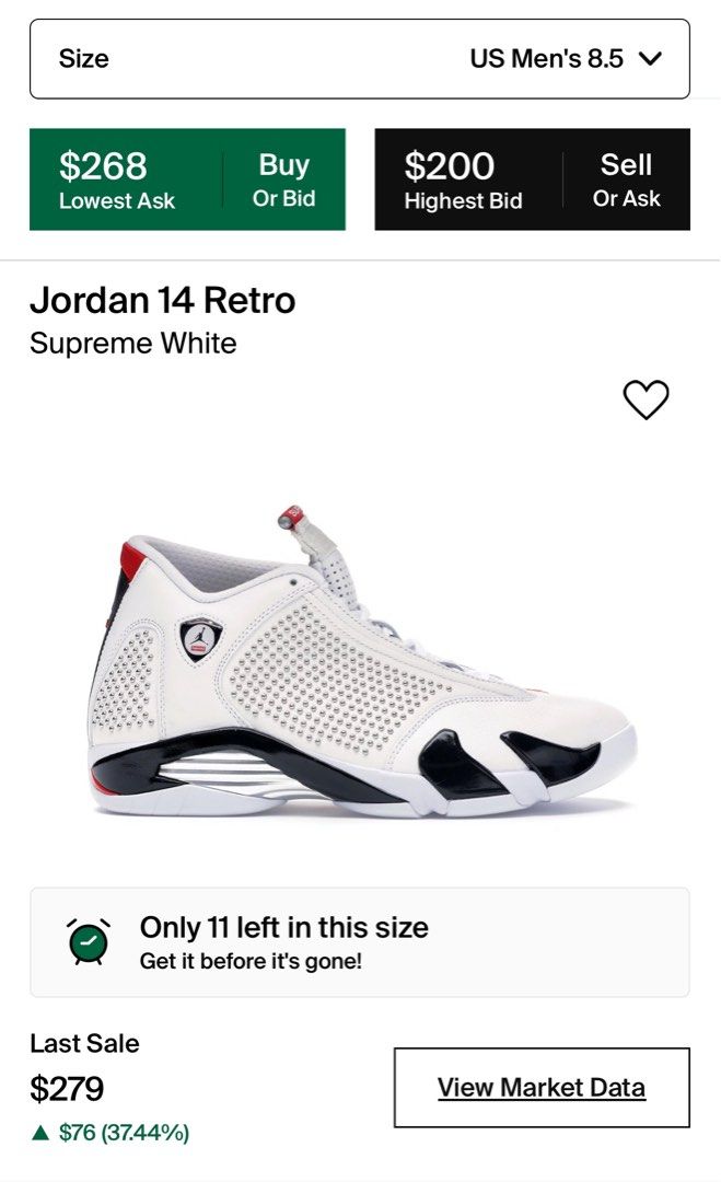 Supreme x air hot sale jordan 14 retro sp
