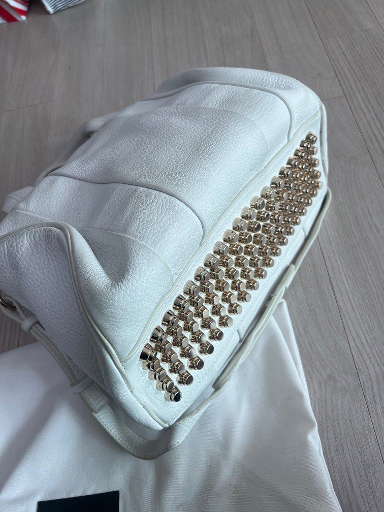 Alexander wang bag sales white