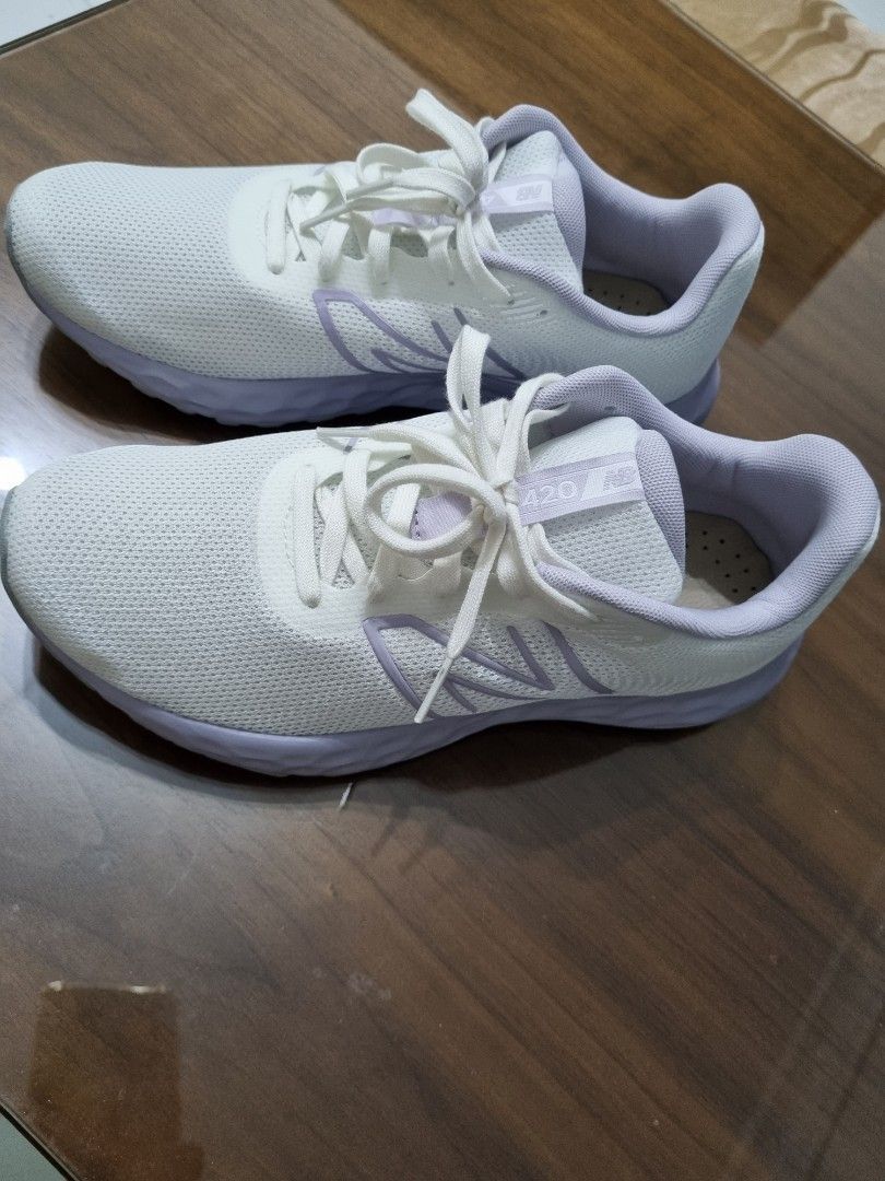 All White New Balance Sneakers Women s Fashion Footwear