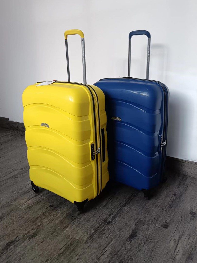 American tourister 28 crosswave 100 pp new luggage baggage travel suitcase Carousell