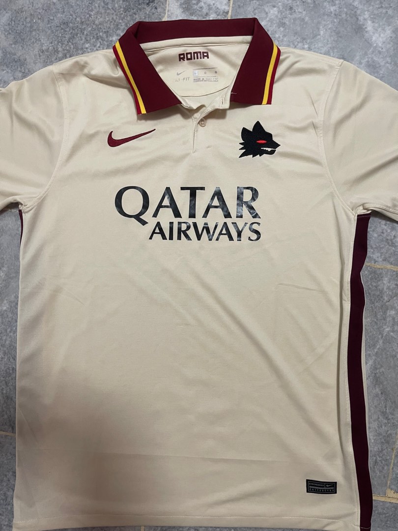 AS Roma 20 21 Away Kit Men s Fashion Activewear on Carousell