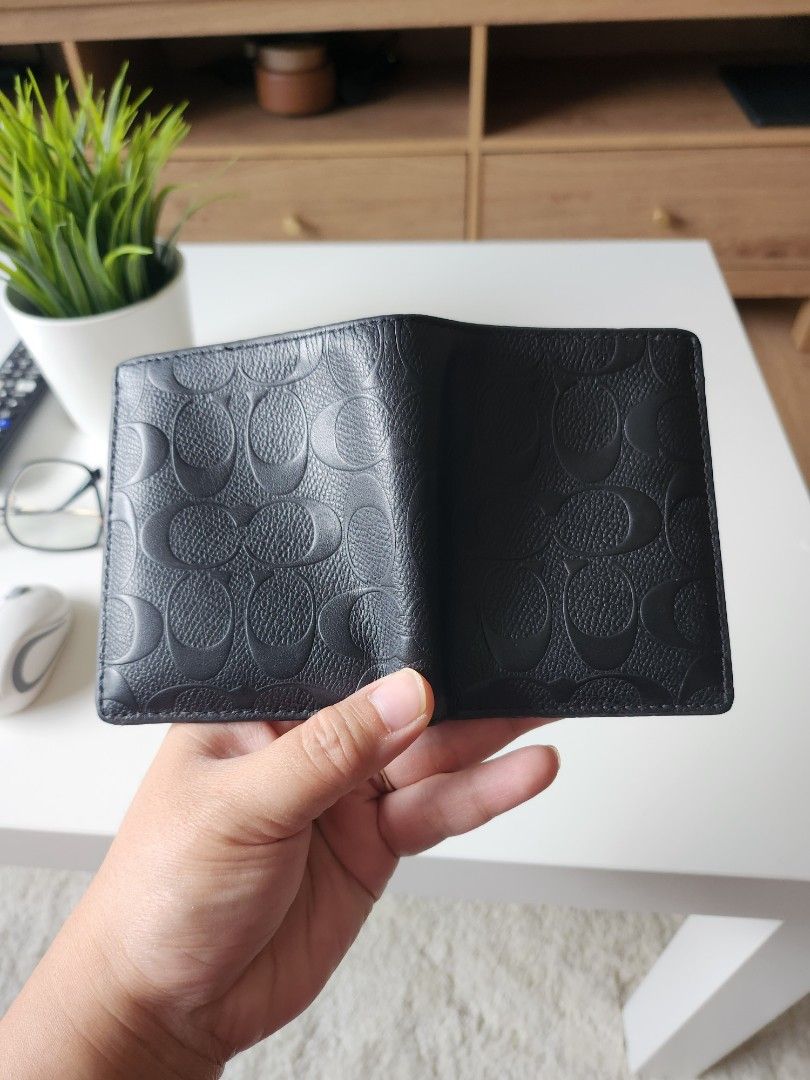 Authentic coach small wallet for men